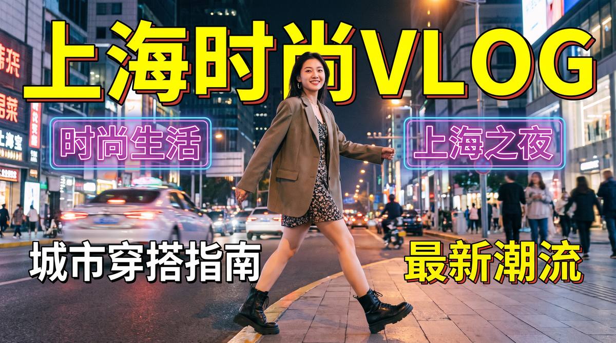 陈美娇 陈美娇时尚生活视频：上海街拍穿搭指南，最新潮流